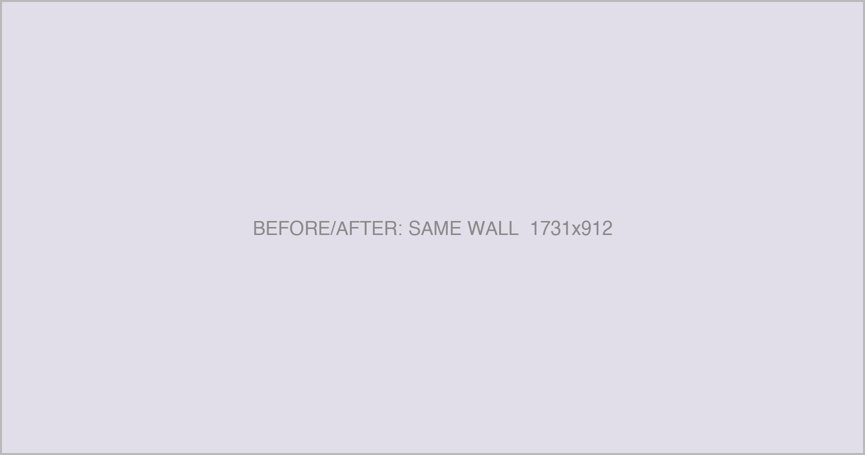 Two people, same wall iteration placeholder