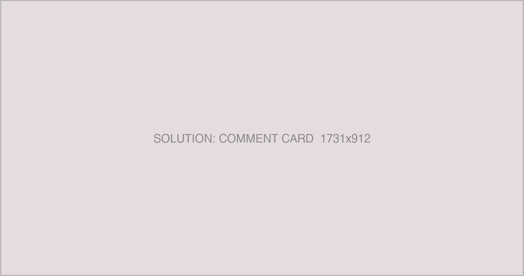 Flowmark comment card placeholder